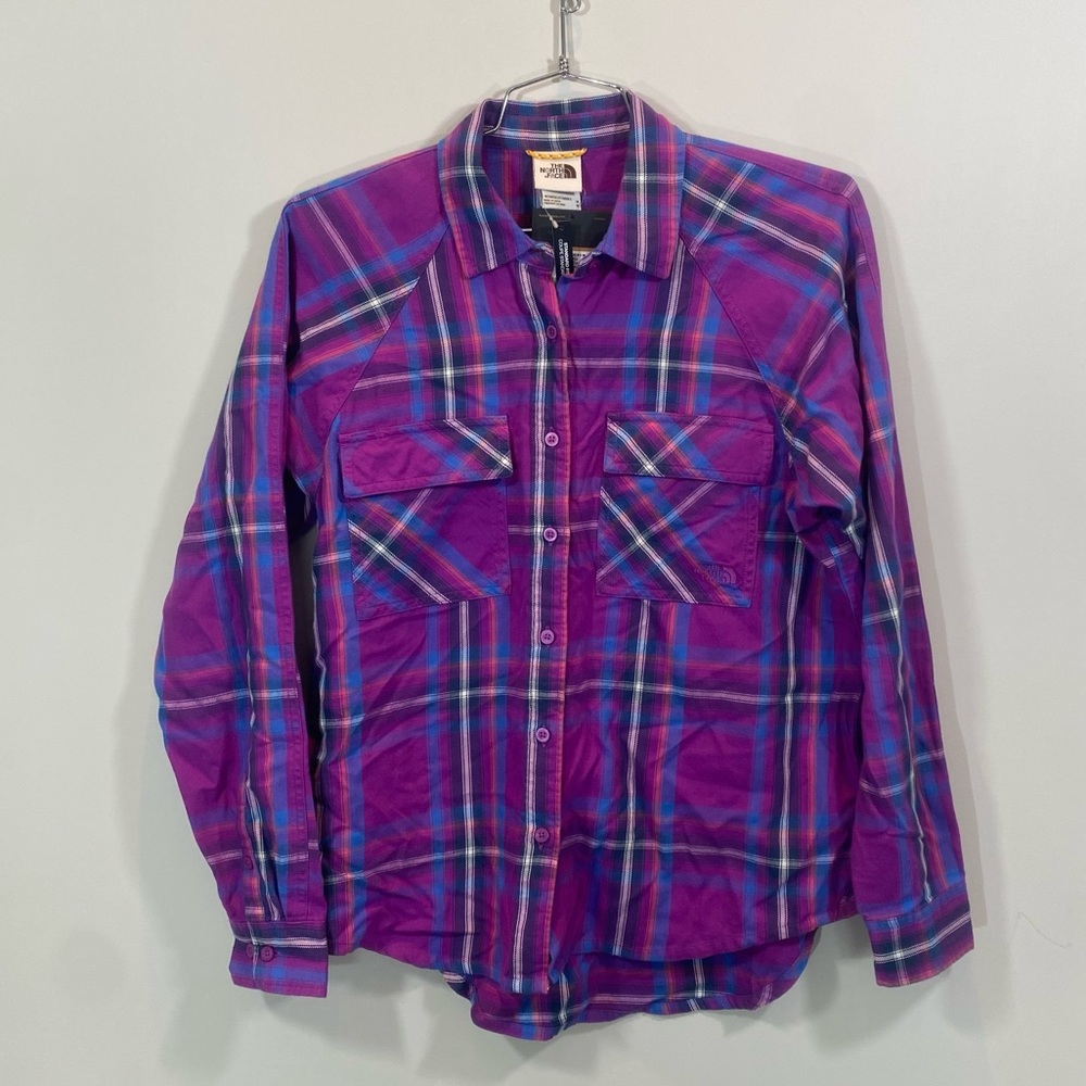 North Face Women Purple Flannel M